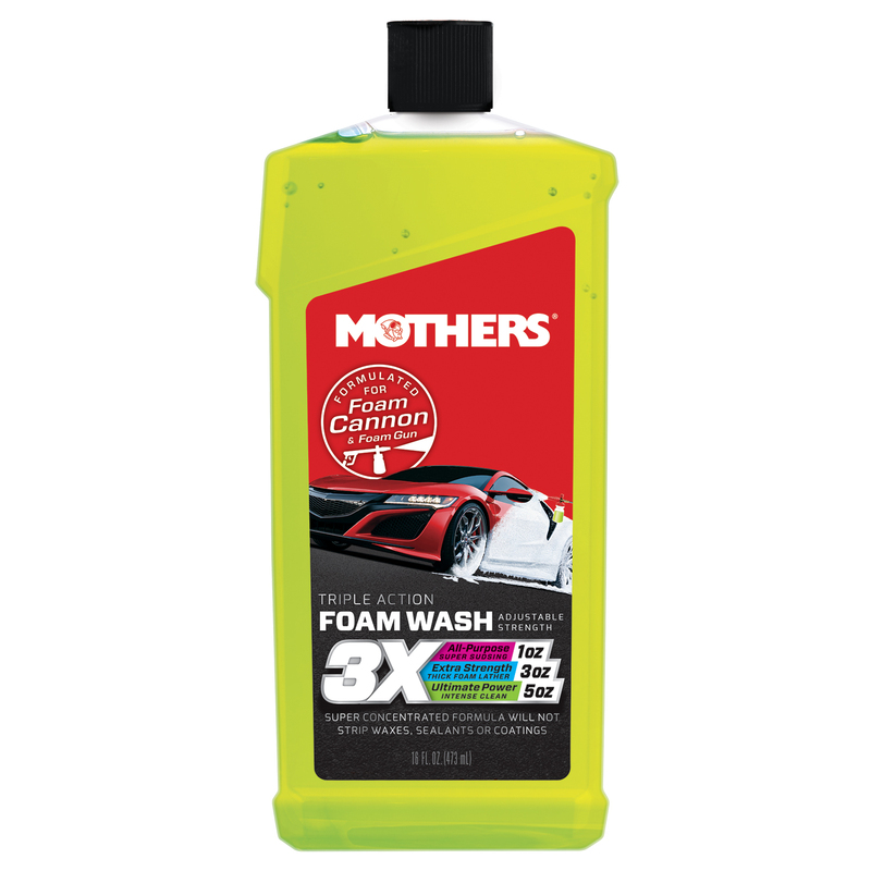Mothers Triple Action Foam Wash (Snow Foam) 16oz 473ml