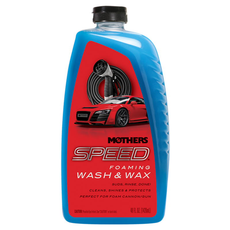 Mothers Speed Foaming Wash & Wax 48oz 1420ml