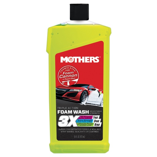 [MO-05616] Mothers Triple Action Foam Wash (Snow Foam) 16oz 473ml
