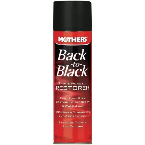 [MO-46110] Mothers Naturally Black Trim & Plastic Restorer Aerosol 10oz
