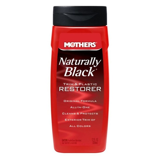 [MO-46112] Mothers Naturally Black Bumper and Trim Care 12oz 355ml
