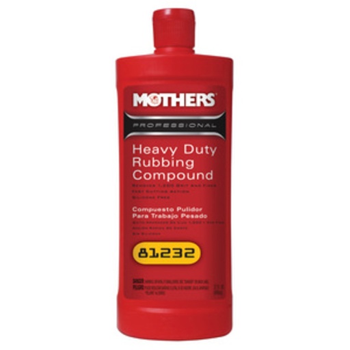 [MO-81232] Mothers Professional Heavy Duty Rubbing Compound 32oz 946ml
