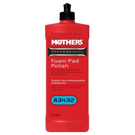 [MO-83432] Mothers Professional Foam Pad Polish 32oz 946ml