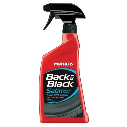[MO-06816] Mothers Back To Black Satin Tyre Dressing 16oz 473ml